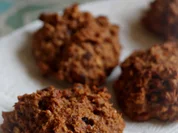 Plätzchen / Cookies: Hafer-Schoko-Kekse mit Rosinen - Rezept