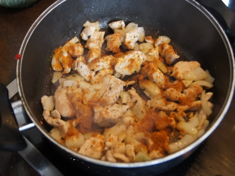 Curry-Putengeschnetzeltes mit Reis - Rezept - Bild Nr. 3