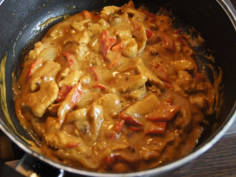 Curry-Putengeschnetzeltes mit Reis - Rezept - Bild Nr. 6