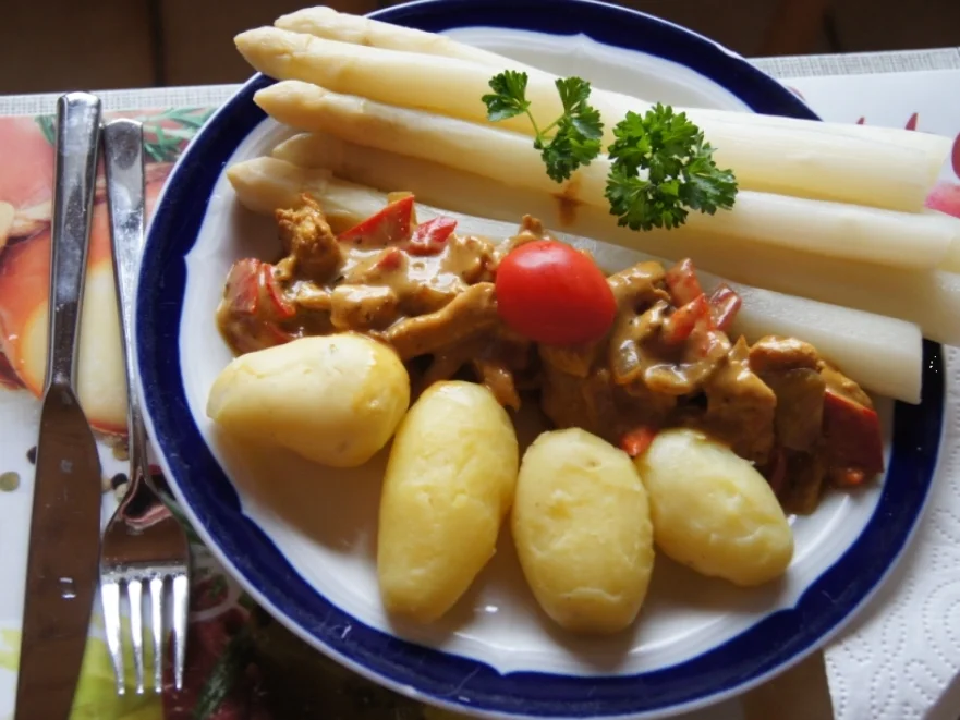 Rezept: Dreierlei Spargelessen / Anregungen Dreierlei Spargelessen / Anregungen - Rezept