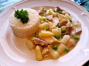 Spargel-Hühnchen-Ragout - Rezept