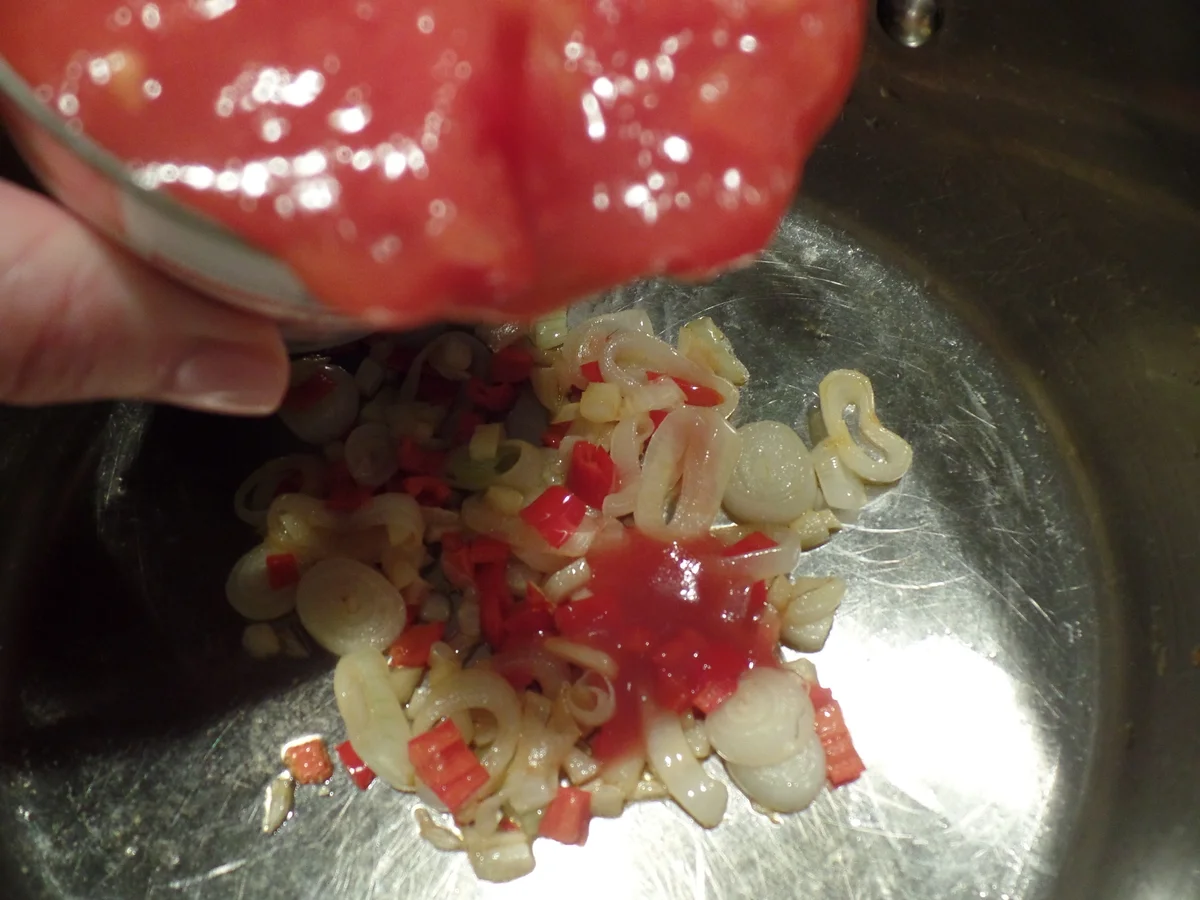 Spaghetti mit Klößchensause und Schafskäse - Rezept - Bild Nr. 6