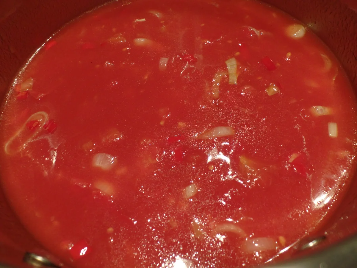 Spaghetti mit Klößchensause und Schafskäse - Rezept - Bild Nr. 7