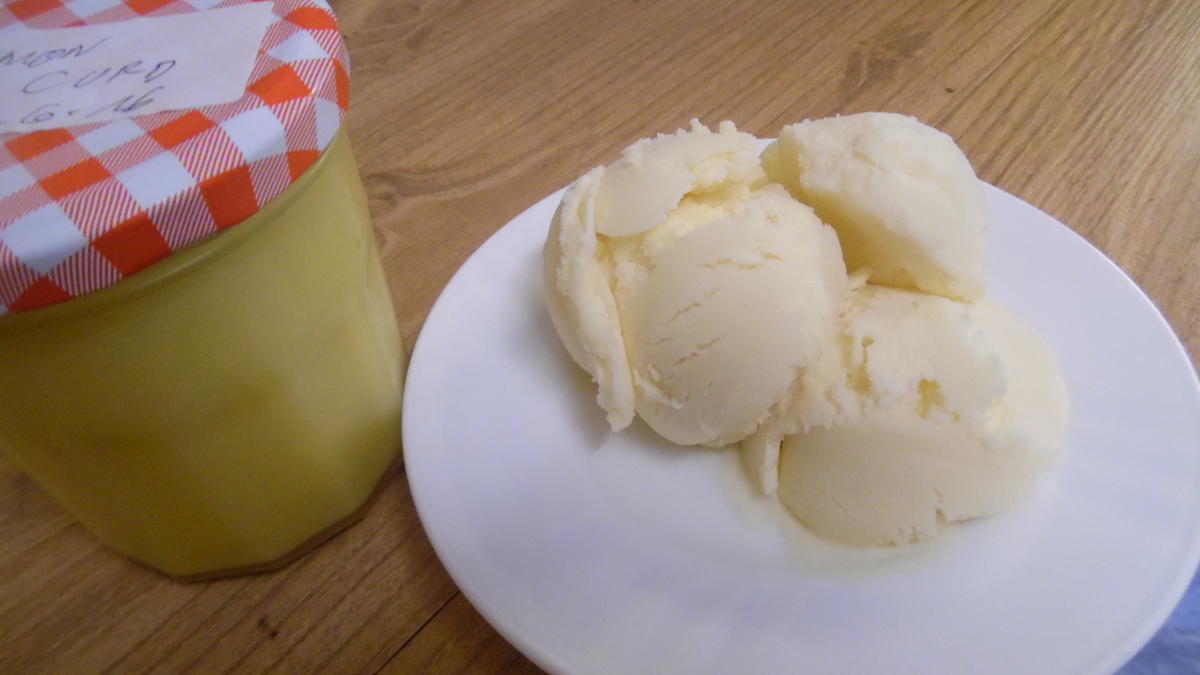 Lemon Curd-Eis - Rezept