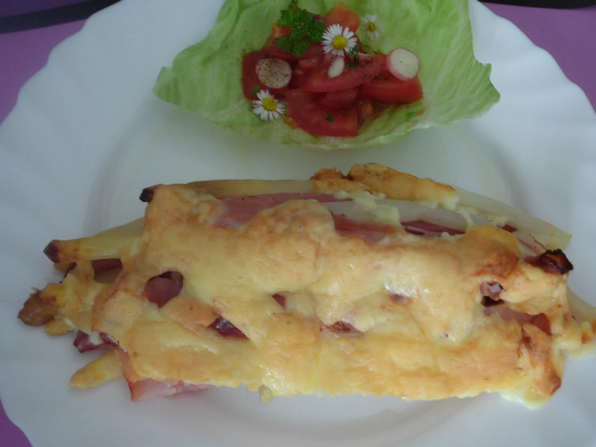 Rezept: Spargel überbacken Spargel überbacken - Rezept