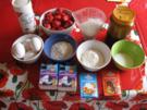 Biskuit Erdbeeren Schnitten - Rezept