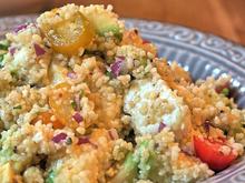 Couscous-Salat mit Avocado und Feta - Rezept