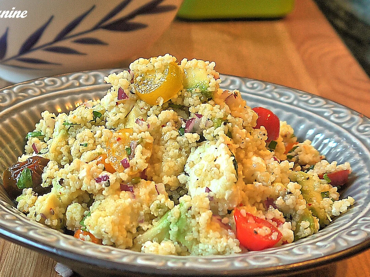 Couscous-Salat mit Avocado und Feta - Rezept - Bild Nr. 2