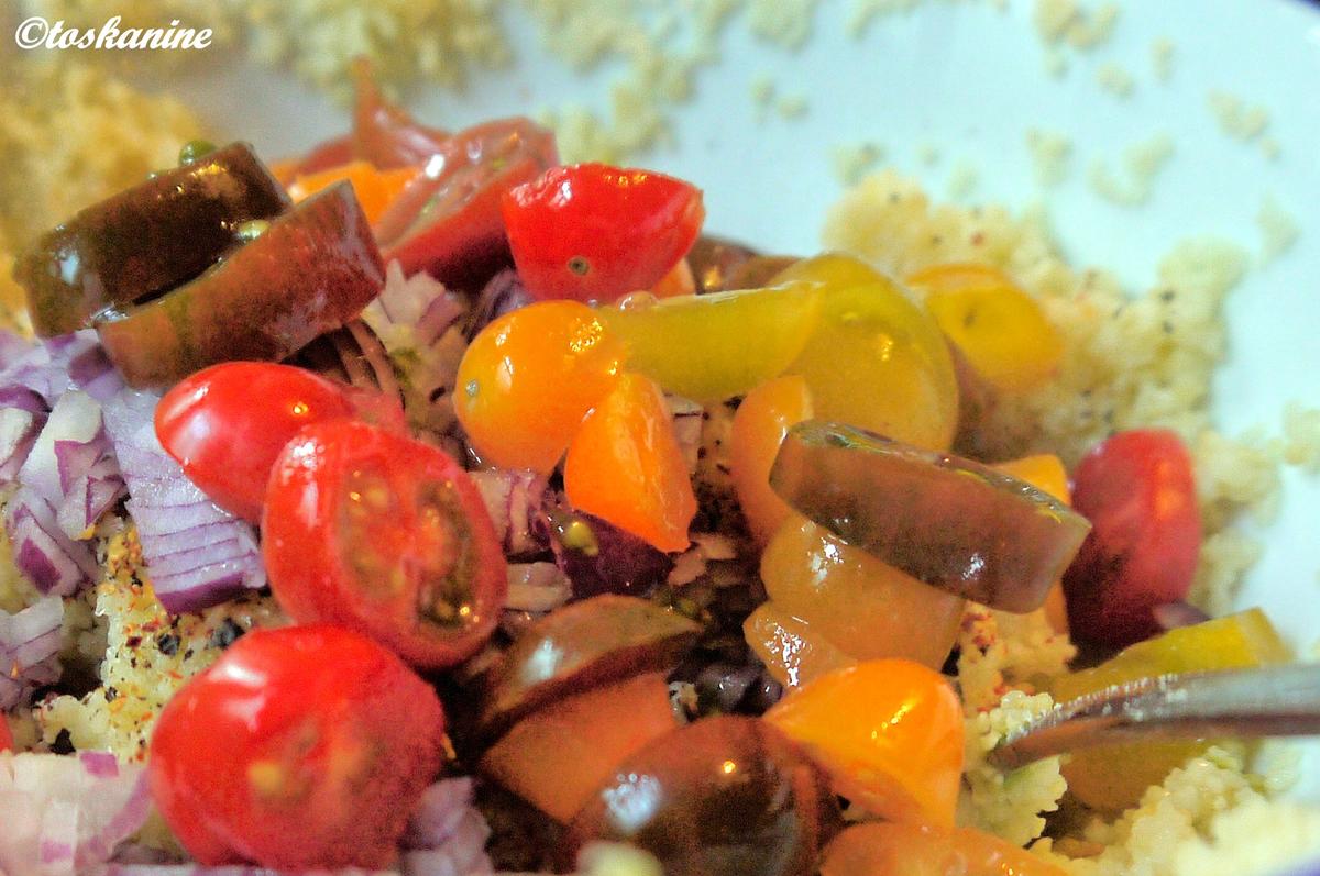 Couscous-Salat mit Avocado und Feta - Rezept - Bild Nr. 8