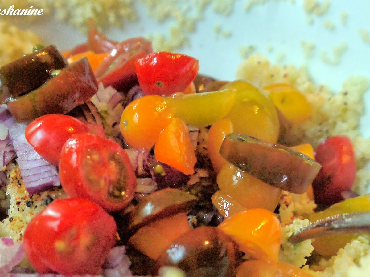 Couscous-Salat mit Avocado und Feta - Rezept - Bild Nr. 8