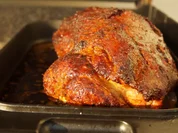 Scharfer Schweine-Schopfbraten vom Grill mit Couscous Salat - Rezept