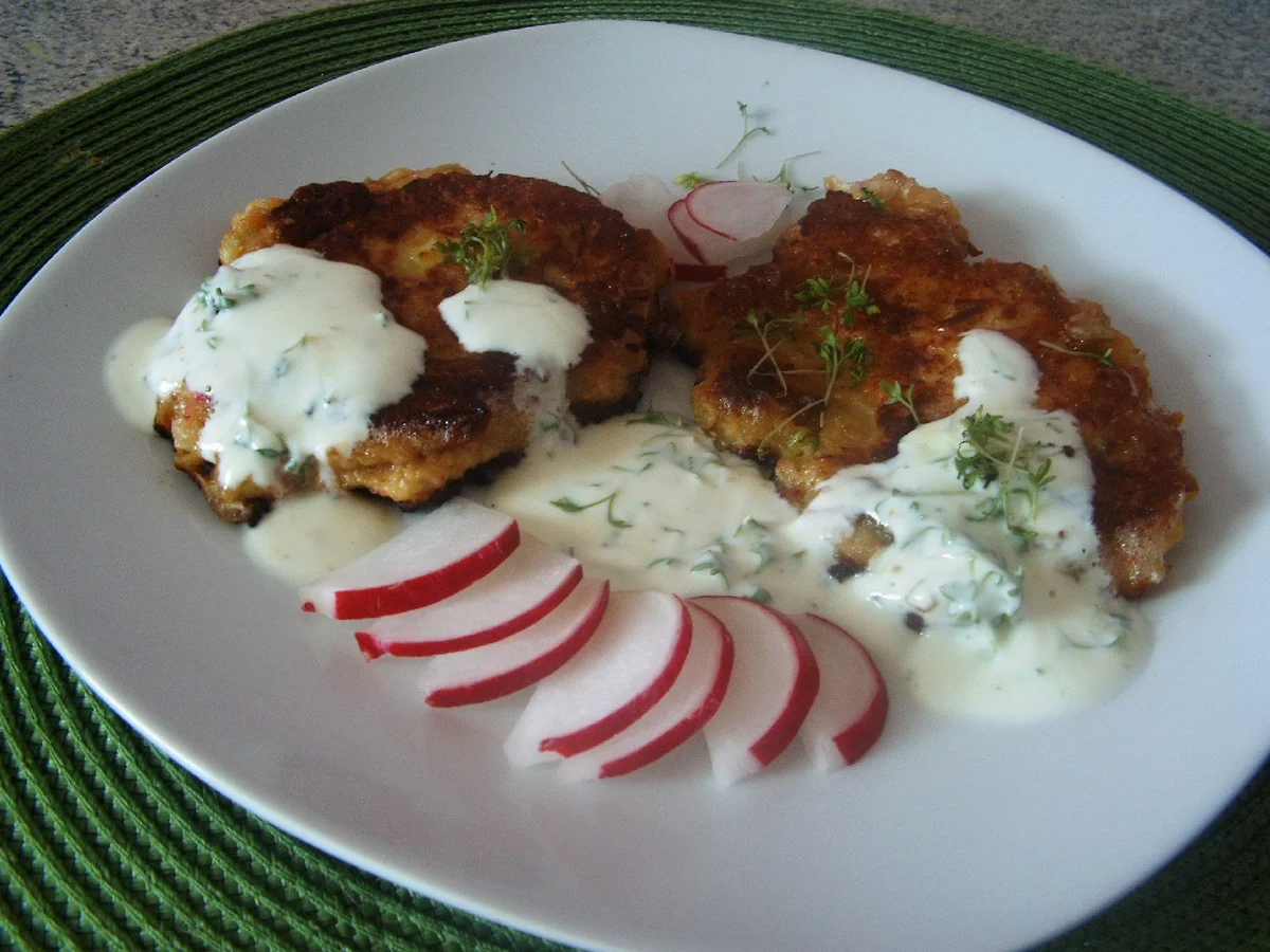 Radieschen-Puffer - Rezept