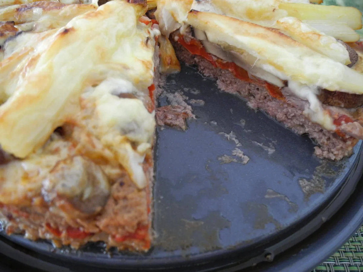 Hackfleisch - Pizza - Rezept - Bild Nr. 7