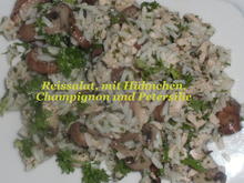 Reis-Geflügel-Salat mit Champignon - Rezept