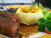 Jagdwurst diesmal aufgespiesst.... - Rezept