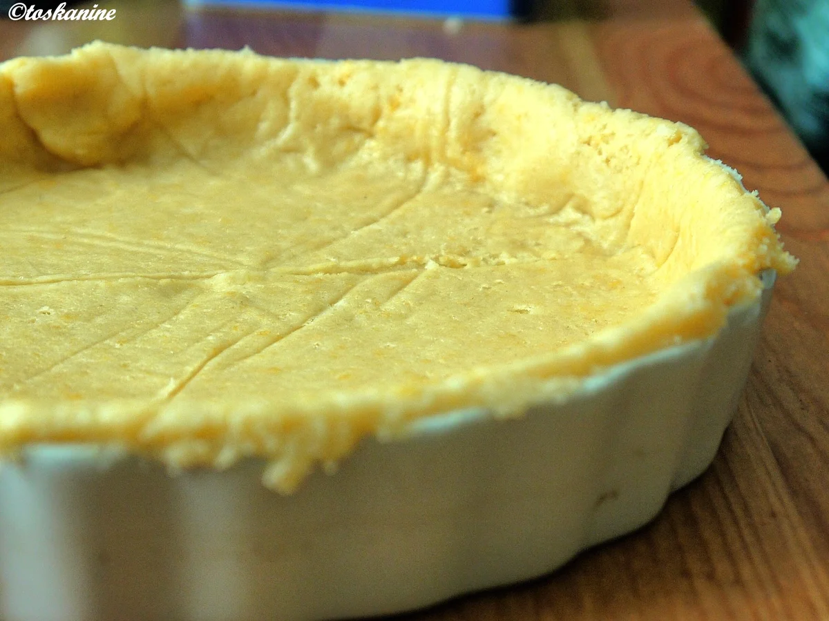 Flaó (Käsekuchen mit Minze), dazu glasierte Erdbeeren - Rezept - Bild Nr. 8