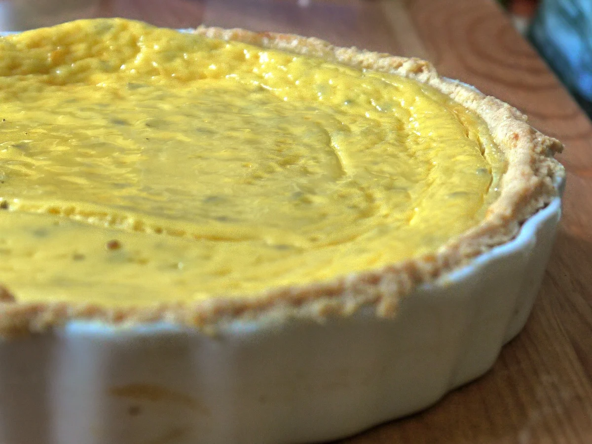 Flaó (Käsekuchen mit Minze), dazu glasierte Erdbeeren - Rezept - Bild Nr. 11