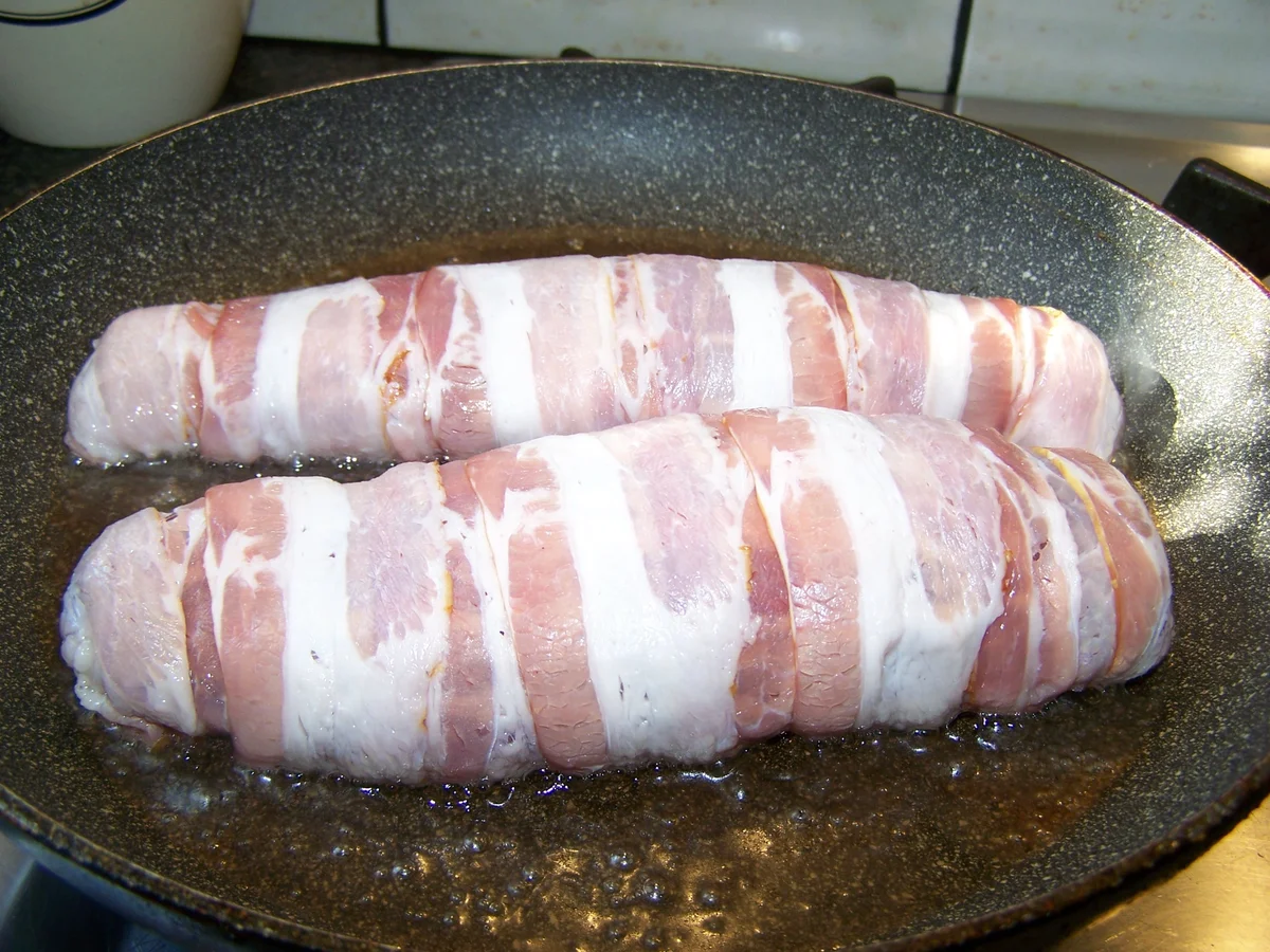 Varkenhaas met Spek en Kaas - Rezept - Bild Nr. 6