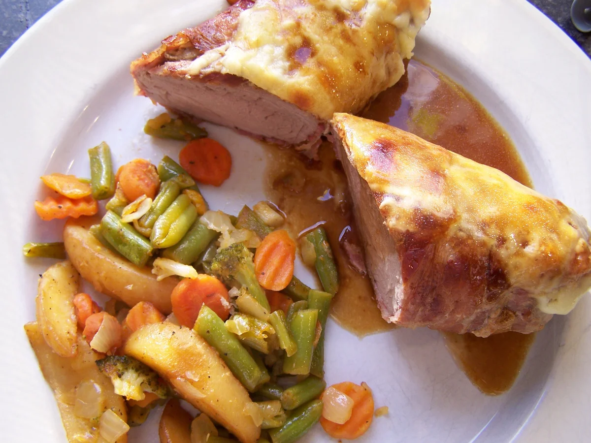 Varkenhaas met Spek en Kaas - Rezept - Bild Nr. 12