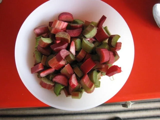 Rhabarberkuchen mit Kokosraspel - Rezept - Bild Nr. 3