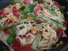 Spaghetti mit Mandel-Ricotta-Sauce - Rezept