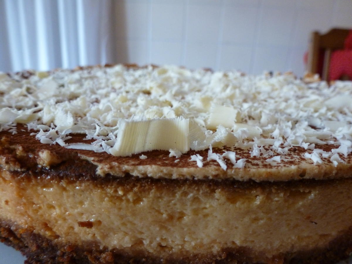 Weiße Schokolade-Käsekuchen - einfach - von sTinsche
