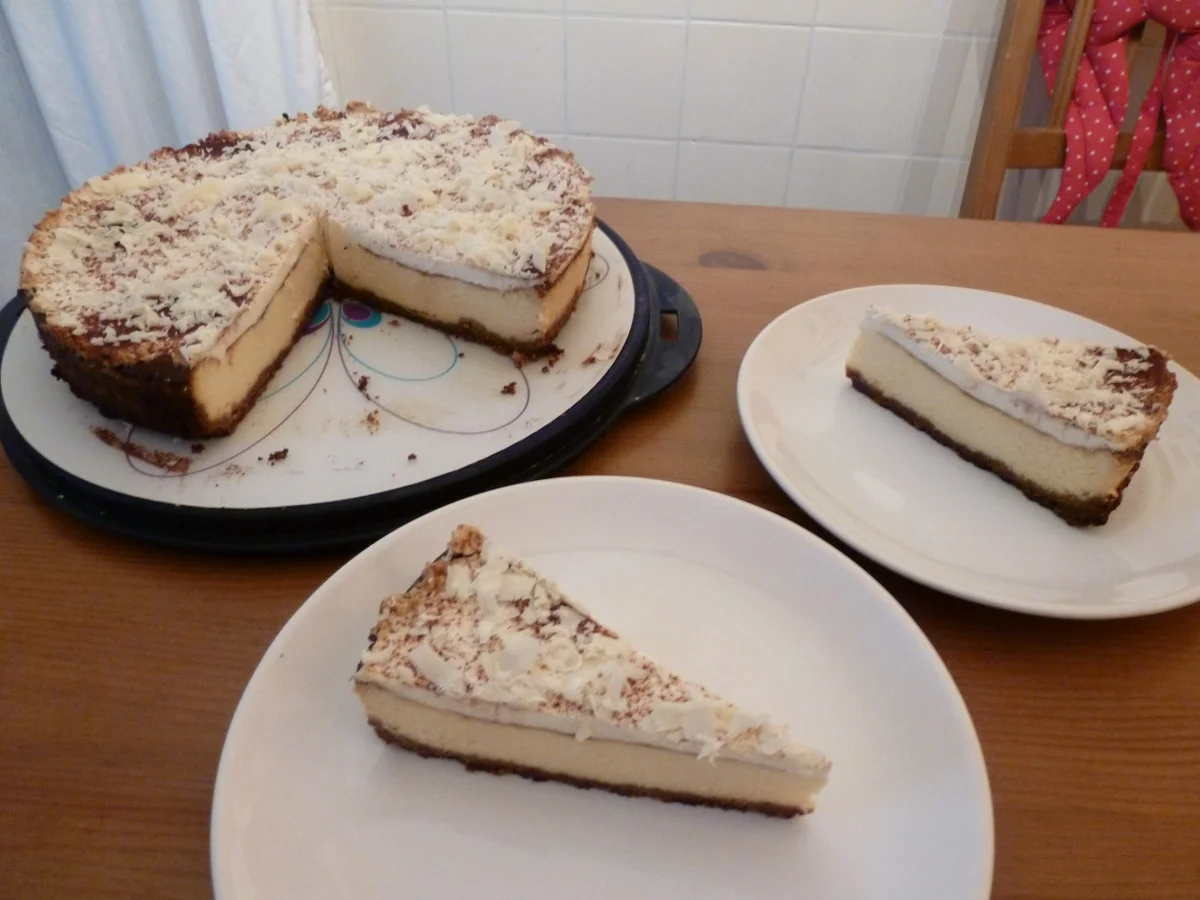 Weiße Schokolade-Käsekuchen - Rezept - Bild Nr. 6