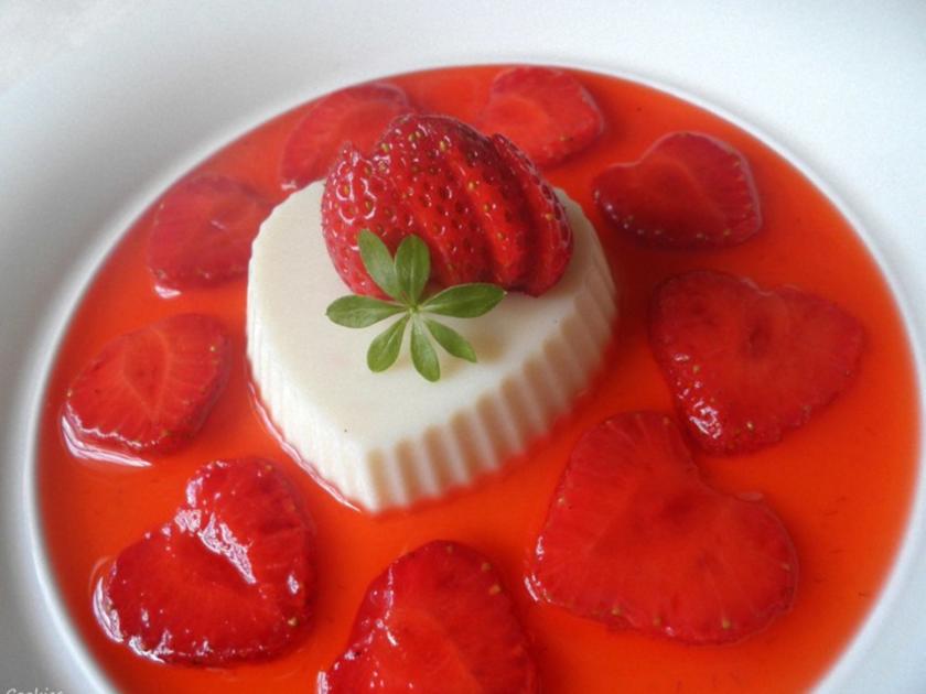 Waldmeister Panna Cotta - einfach - von Cookies