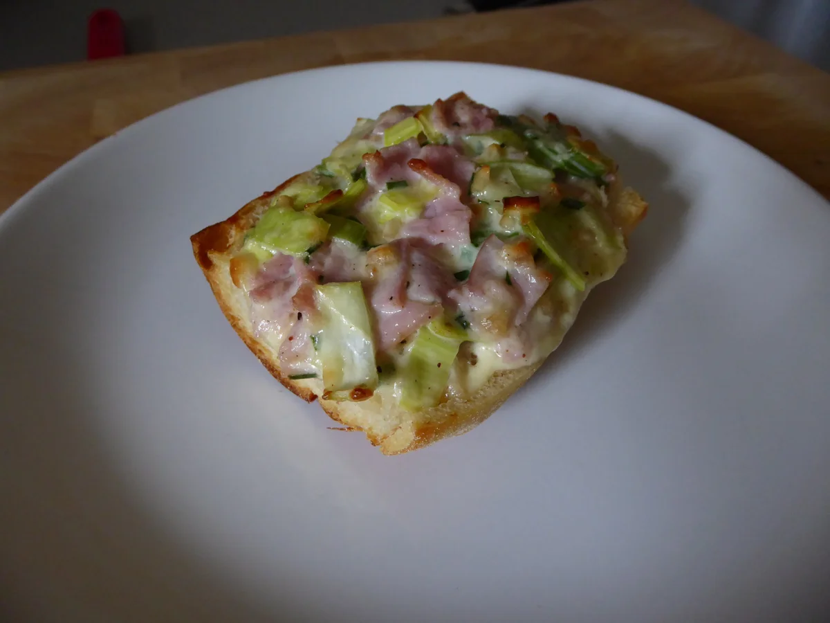 Schinken Baguette - Rezept