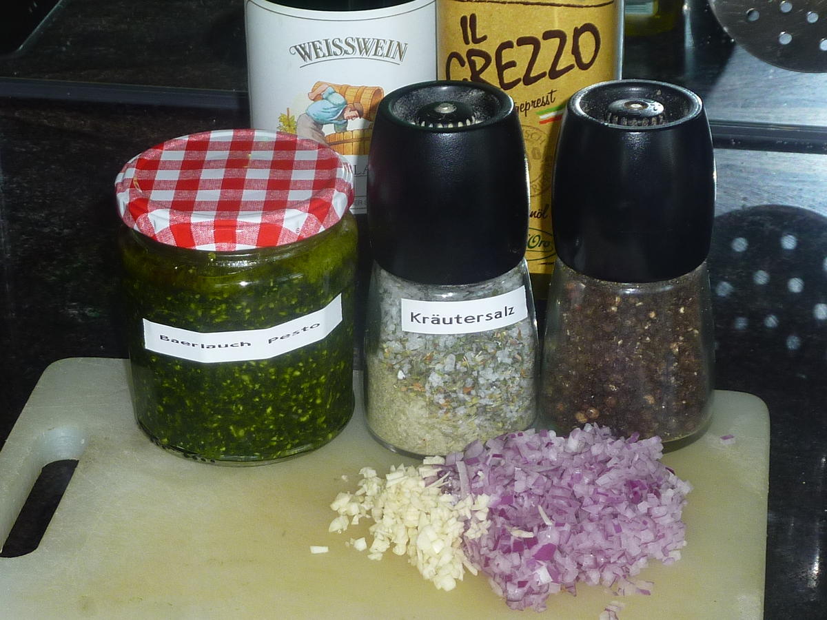 Tagliatelle mit Spargeln an Bärlauchpesto - Rezept - Bild Nr. 3