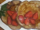Erdbeer – Pfannkuchen mit Ahornsirup - Rezept