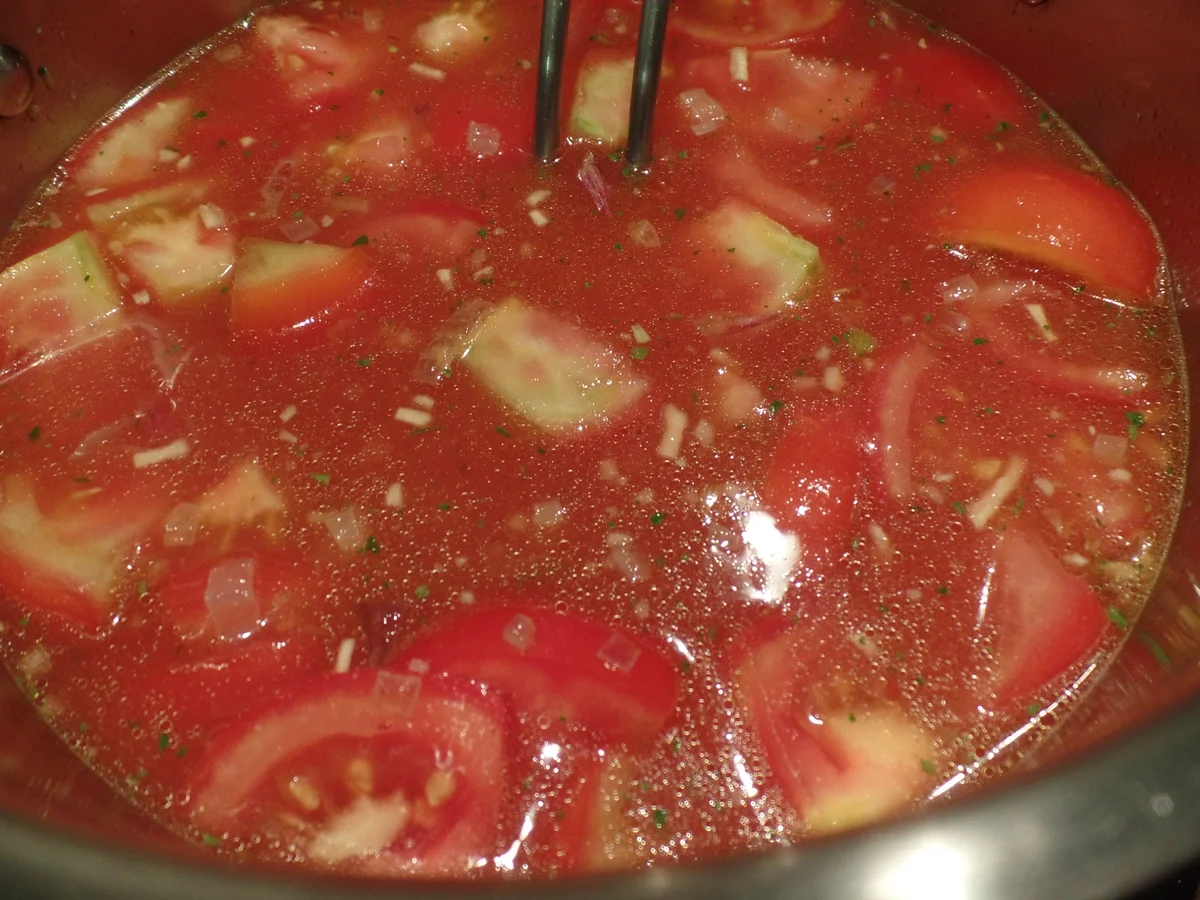 Rezept: Französische Tomatensuppe Bild Nr. 7 Französische Tomatensuppe - Rezept - Bild Nr. 7