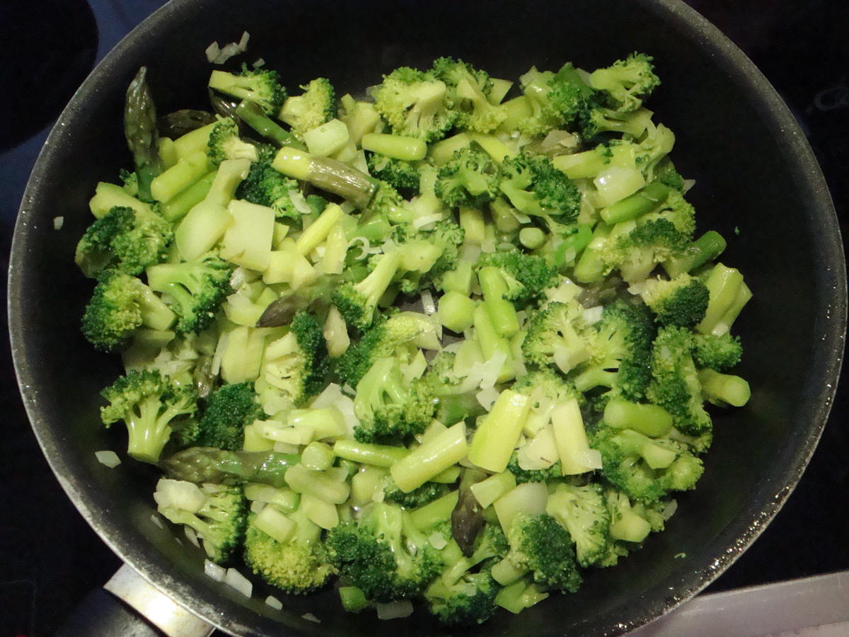 Broccoli-Spargel-Quiche mit Kirschtomaten - Rezept - Bild Nr. 17
