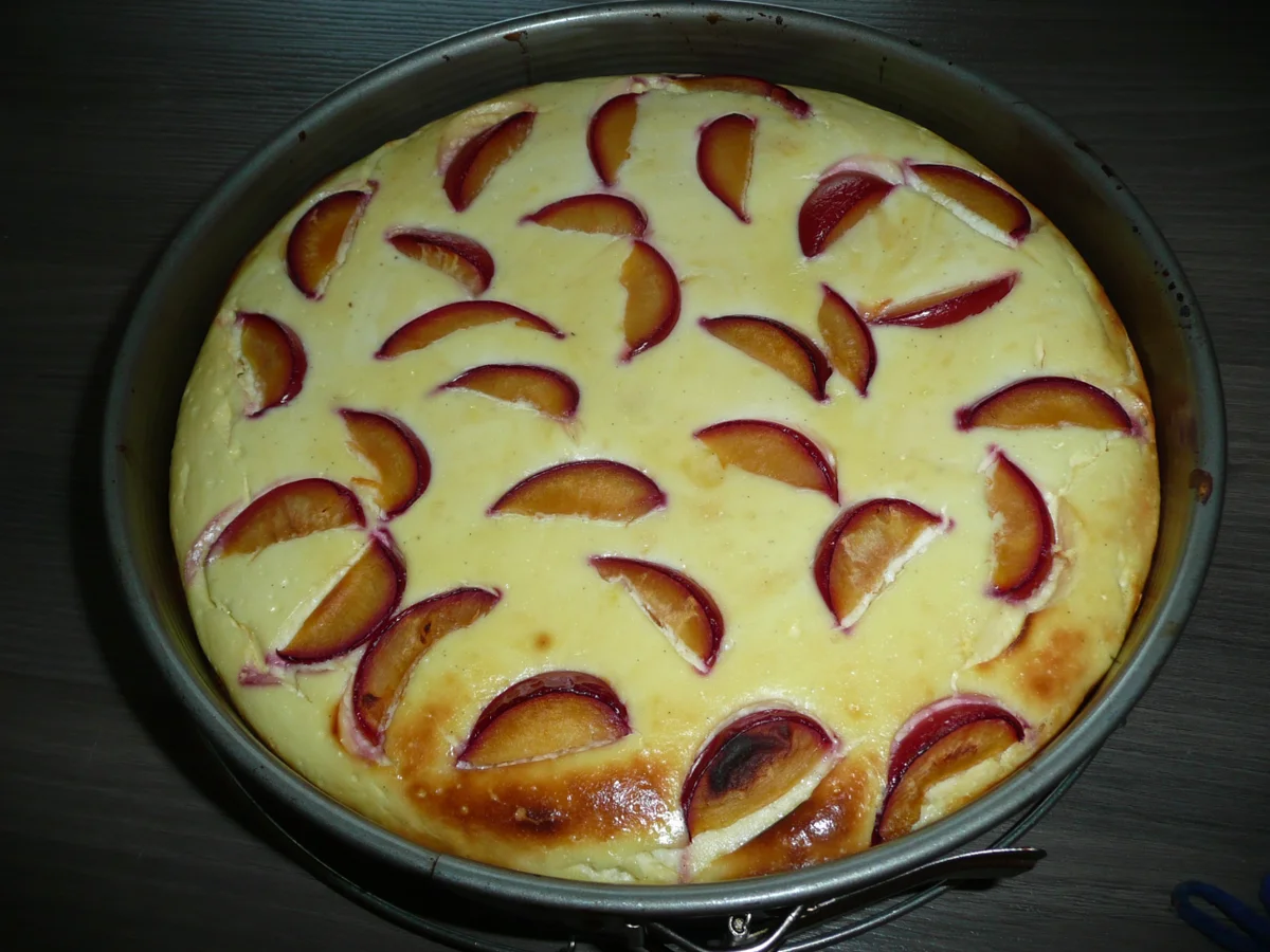 Pflaumen - Käsekuchen. 28 er Form - Rezept - Bild Nr. 12