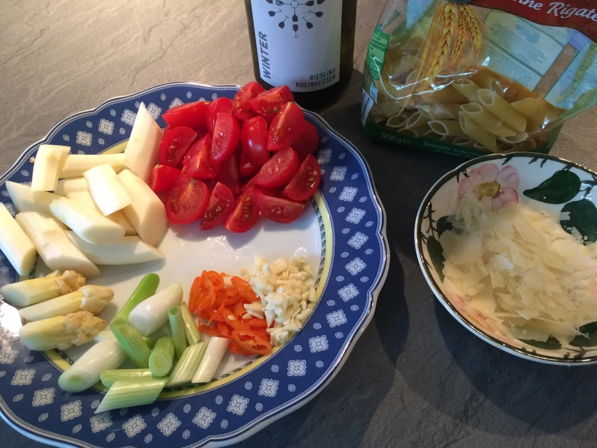 Pasta mit Spargel und Schinken - Rezept - Bild Nr. 26