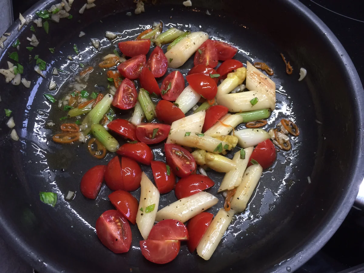 Pasta mit Spargel und Schinken - Rezept - Bild Nr. 31