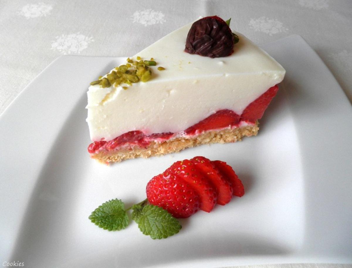 Bilder für Kleine Erdbeer - Quarksahne - Torte - Rezept