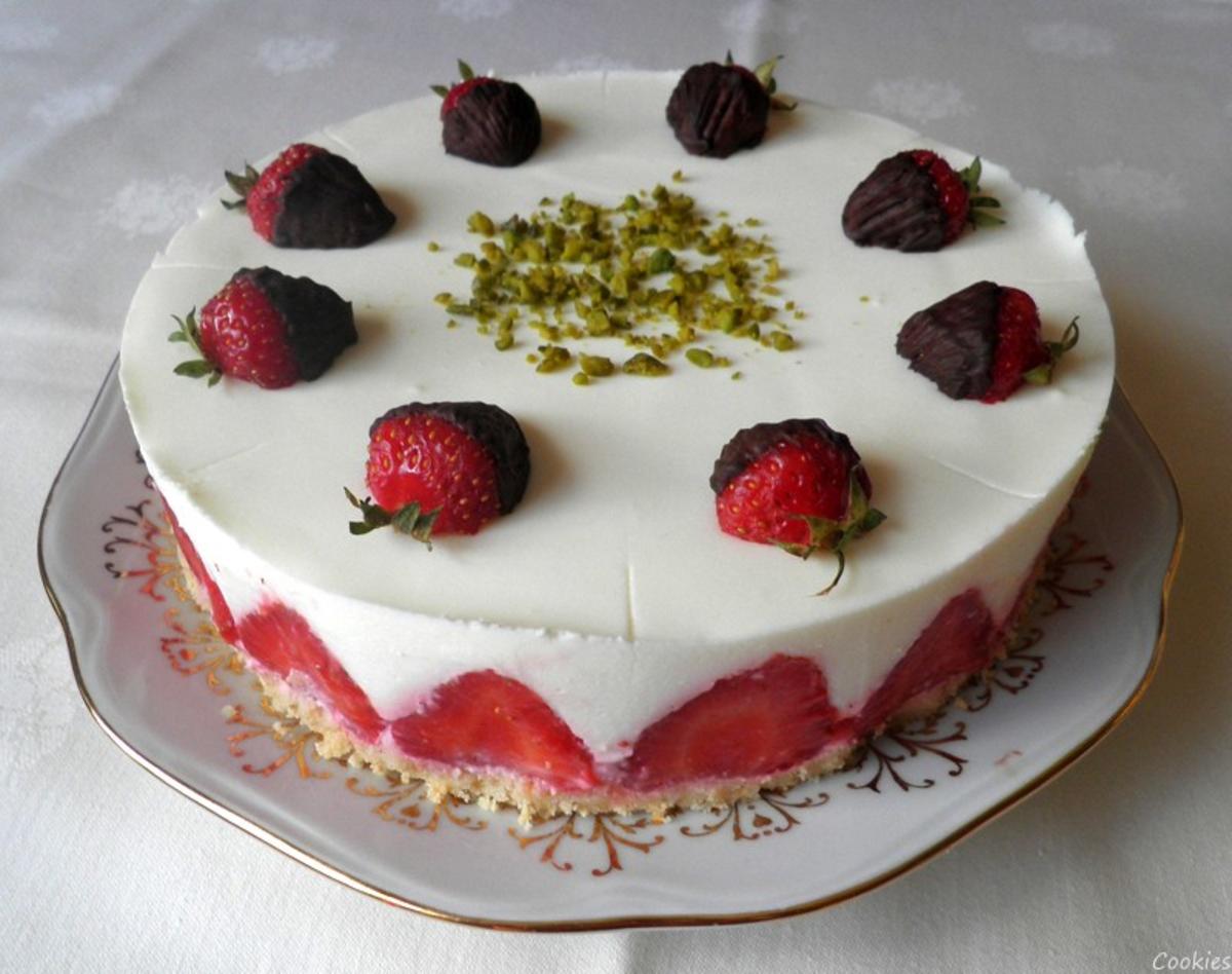Kleine Erdbeer - Quarksahne - Torte - Rezept - Bild Nr. 30