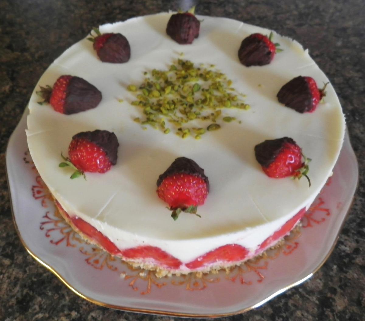 Kleine Erdbeer - Quarksahne - Torte - Rezept - Bild Nr. 39