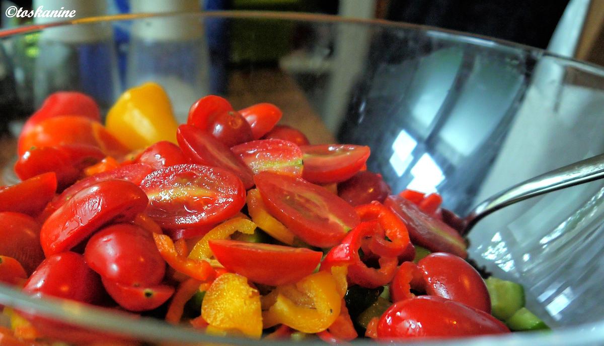 Pikanter Linsensalat mit Hähnchenbrust - Rezept - Bild Nr. 6