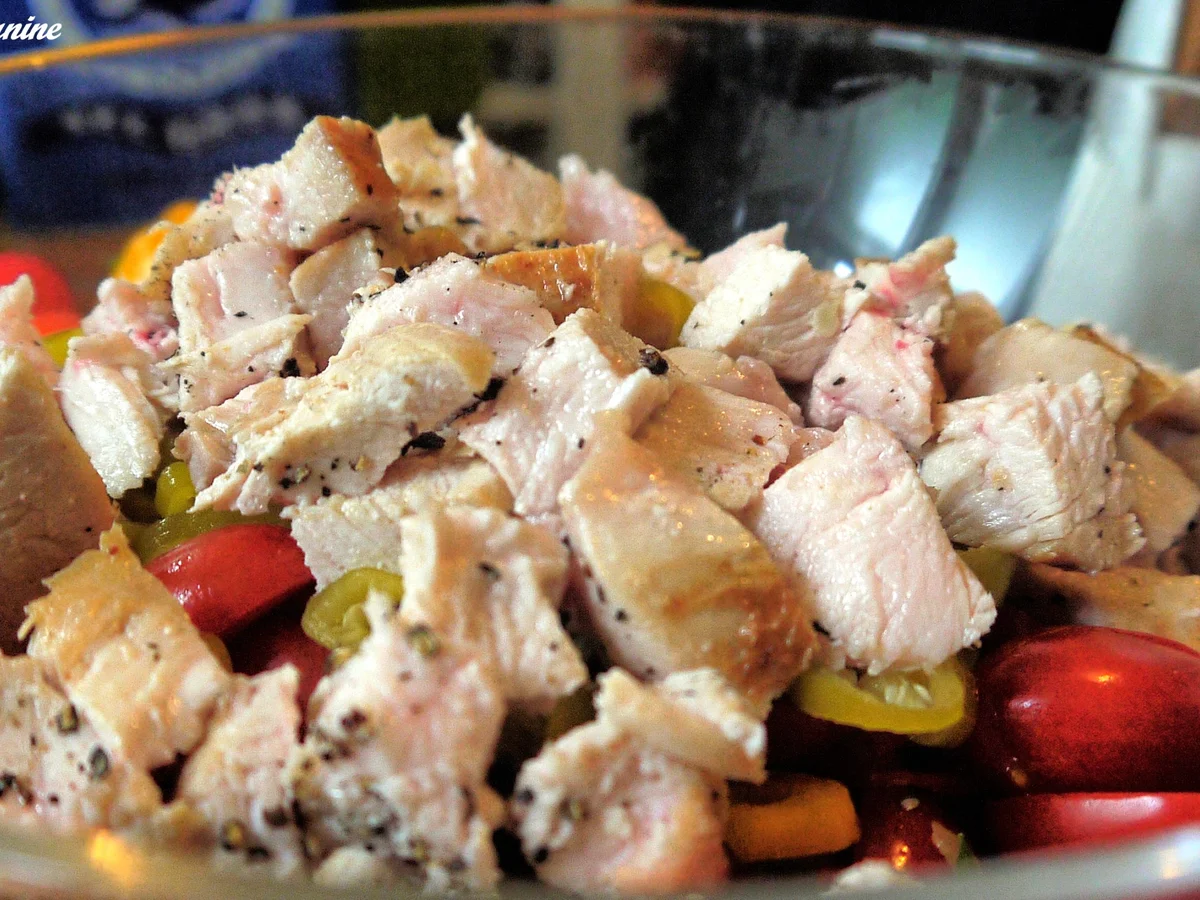 Rezept: Pikanter Linsensalat mit Hähnchenbrust Bild Nr. 8 Pikanter Linsensalat mit Hähnchenbrust - Rezept - Bild Nr. 8