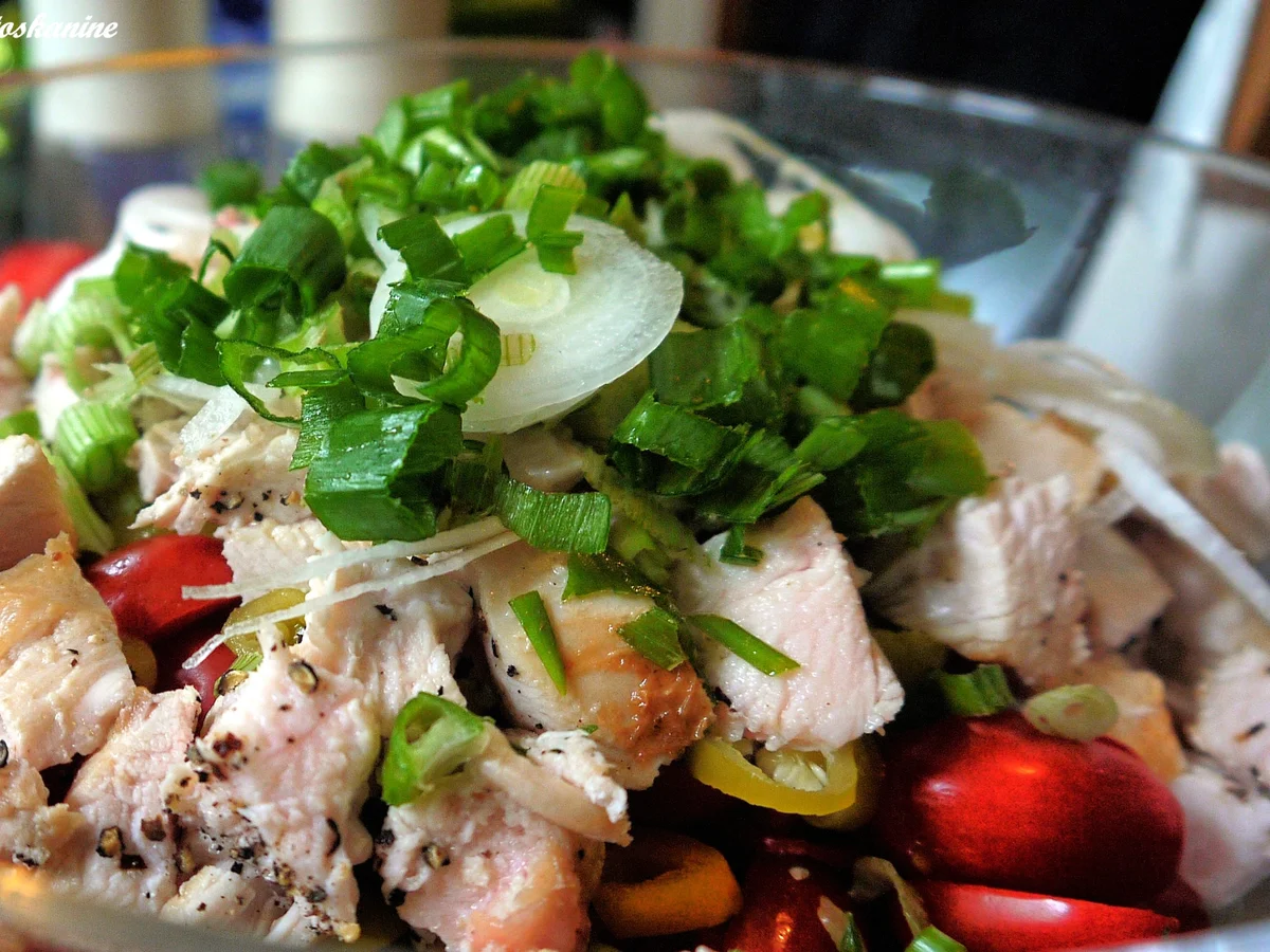 Rezept: Pikanter Linsensalat mit Hähnchenbrust Bild Nr. 9 Pikanter Linsensalat mit Hähnchenbrust - Rezept - Bild Nr. 9