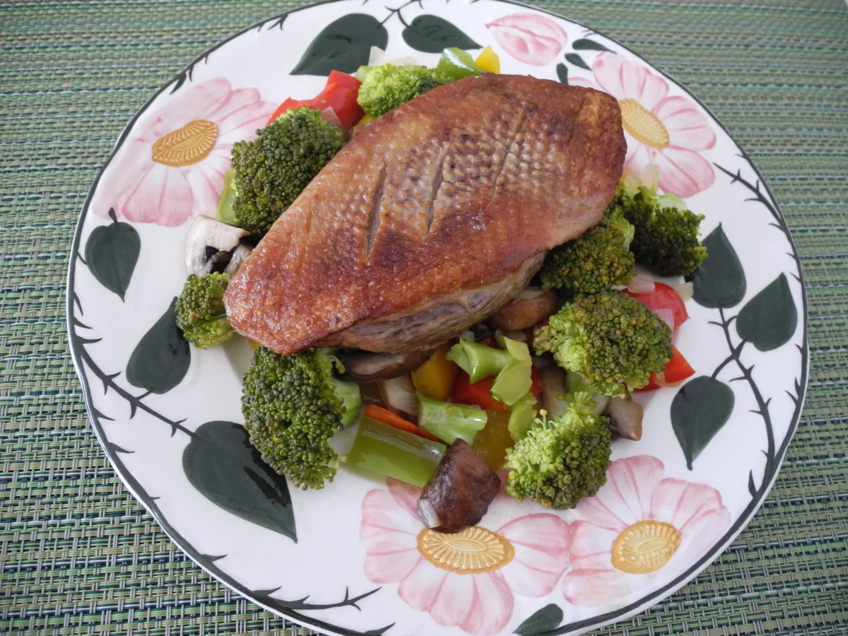 Rezept: In Kokosöl gedünstetes Gemüse mit Entenbrust Bild Nr. 29 In Kokosöl gedünstetes Gemüse mit Entenbrust - Rezept - Bild Nr. 29