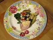 Kalbsfilet, Mangold und Salbeikartoffeln - Rezept