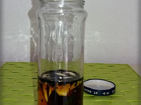 Rezept: Schwarzer Sesam- Knoblauch Essig selbst gemacht Bild Nr. 46 Schwarzer Sesam- Knoblauch Essig selbst gemacht - Rezept - Bild Nr. 46