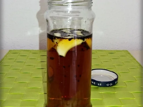 Rezept: Schwarzer Sesam- Knoblauch Essig selbst gemacht Bild Nr. 47 Schwarzer Sesam- Knoblauch Essig selbst gemacht - Rezept - Bild Nr. 47