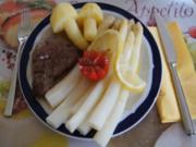 Spargel mit Rinderfilet und Kartoffelpilzen - Rezept - Bild Nr. 48