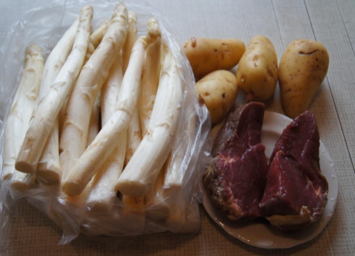 Spargel mit Rinderfilet und Kartoffelpilzen - Rezept - Bild Nr. 47