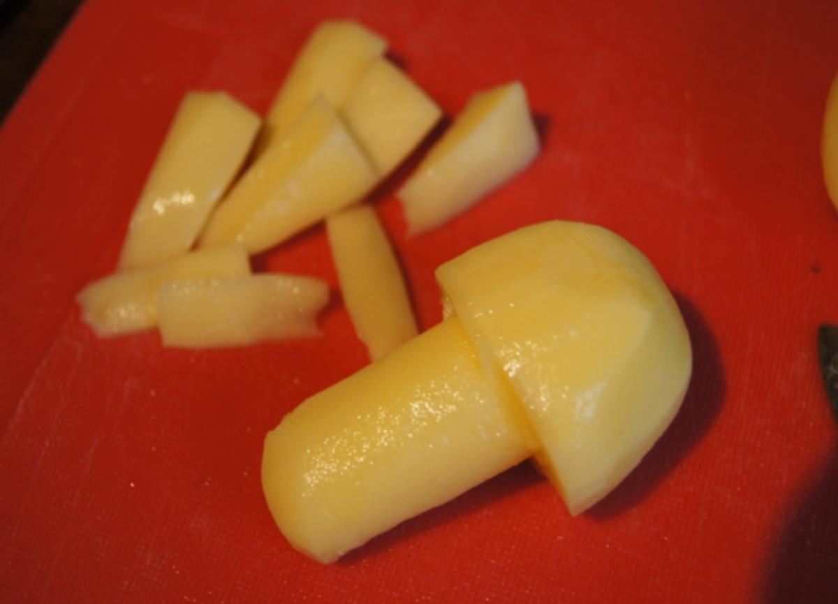 Spargel mit Rinderfilet und Kartoffelpilzen - Rezept - Bild Nr. 51