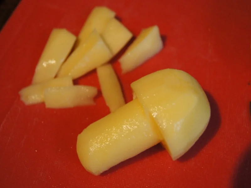 Spargel mit Rinderfilet und Kartoffelpilzen - Rezept - Bild Nr. 51